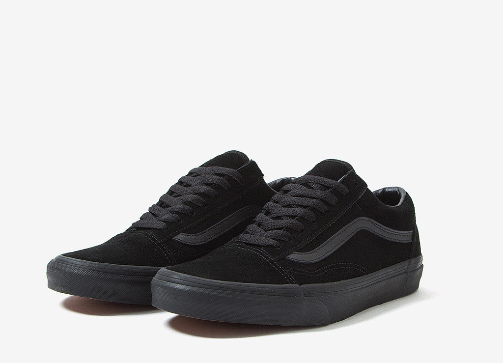 vans black black