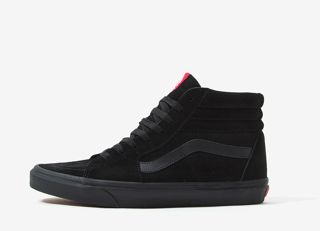 vans sk8 hi total black