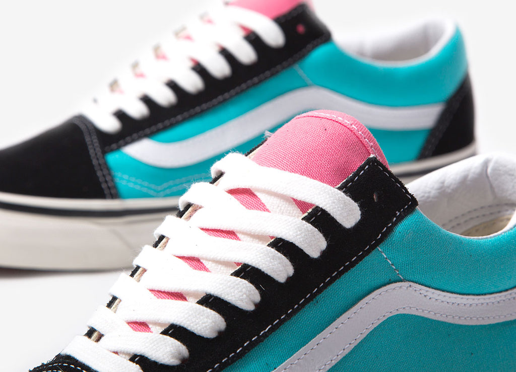 Vans Old Skool Pink Blue Online Sale 