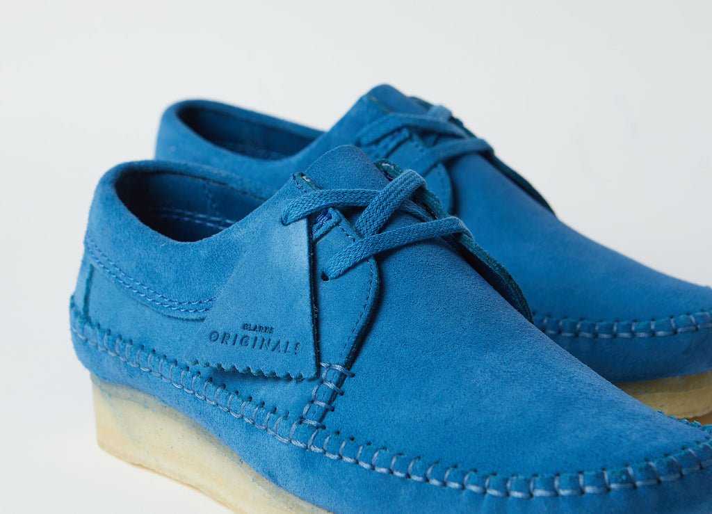 blue clarks shoes