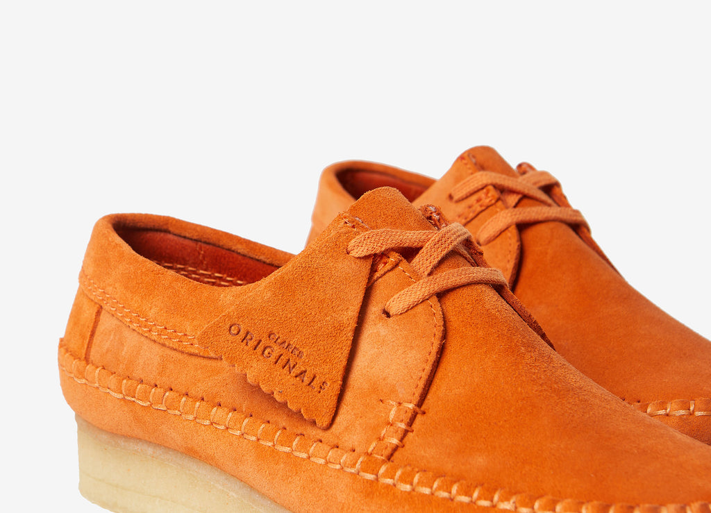 clarks weaver orange