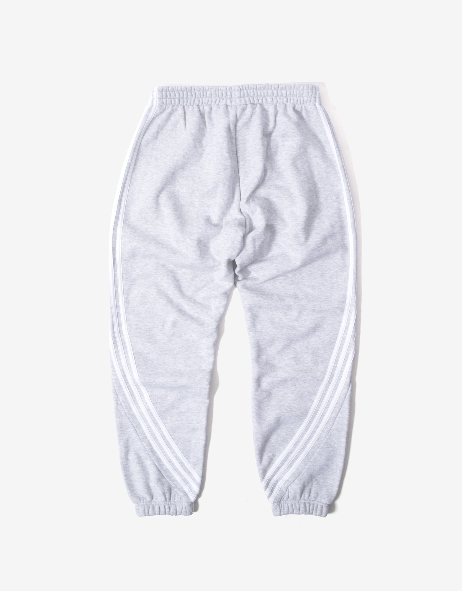 adidas originals joggers with wrap 3 stripes in grey