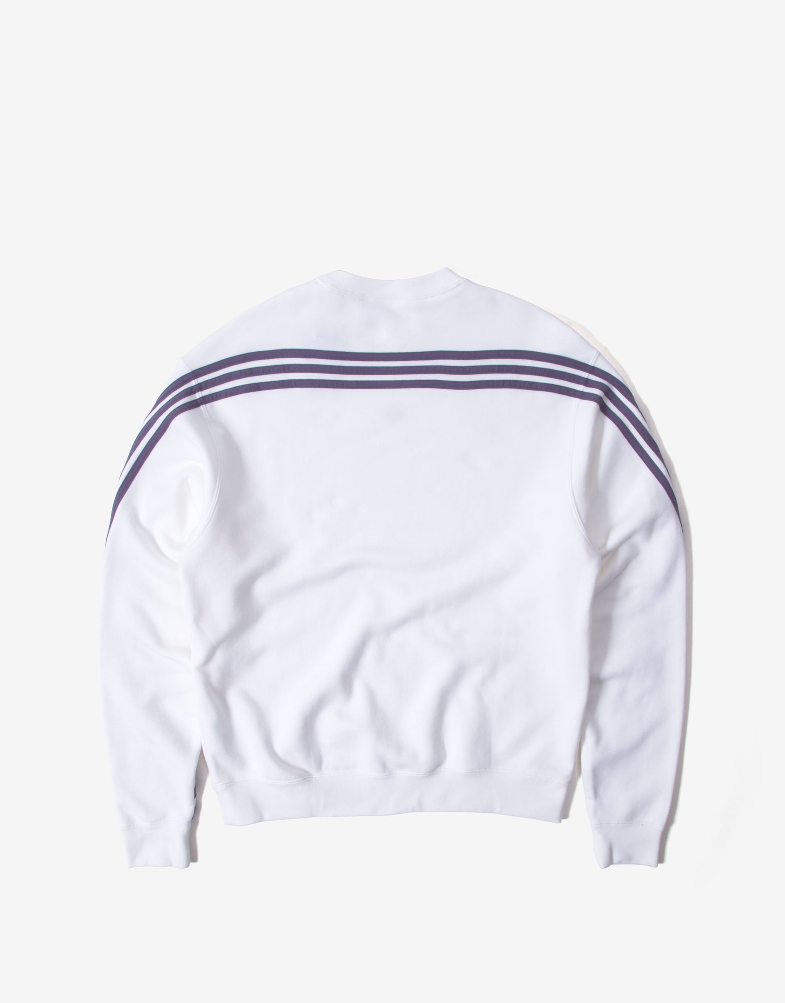 adidas originals sweatshirt with wrap 3 stripes in white