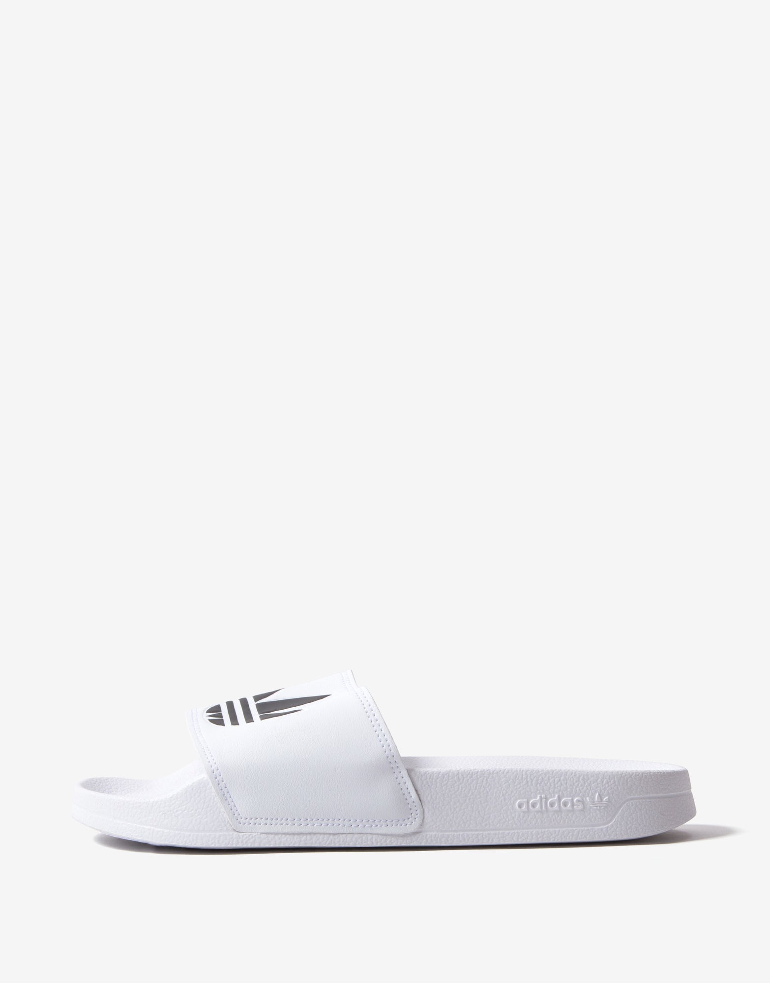 adilette slides white