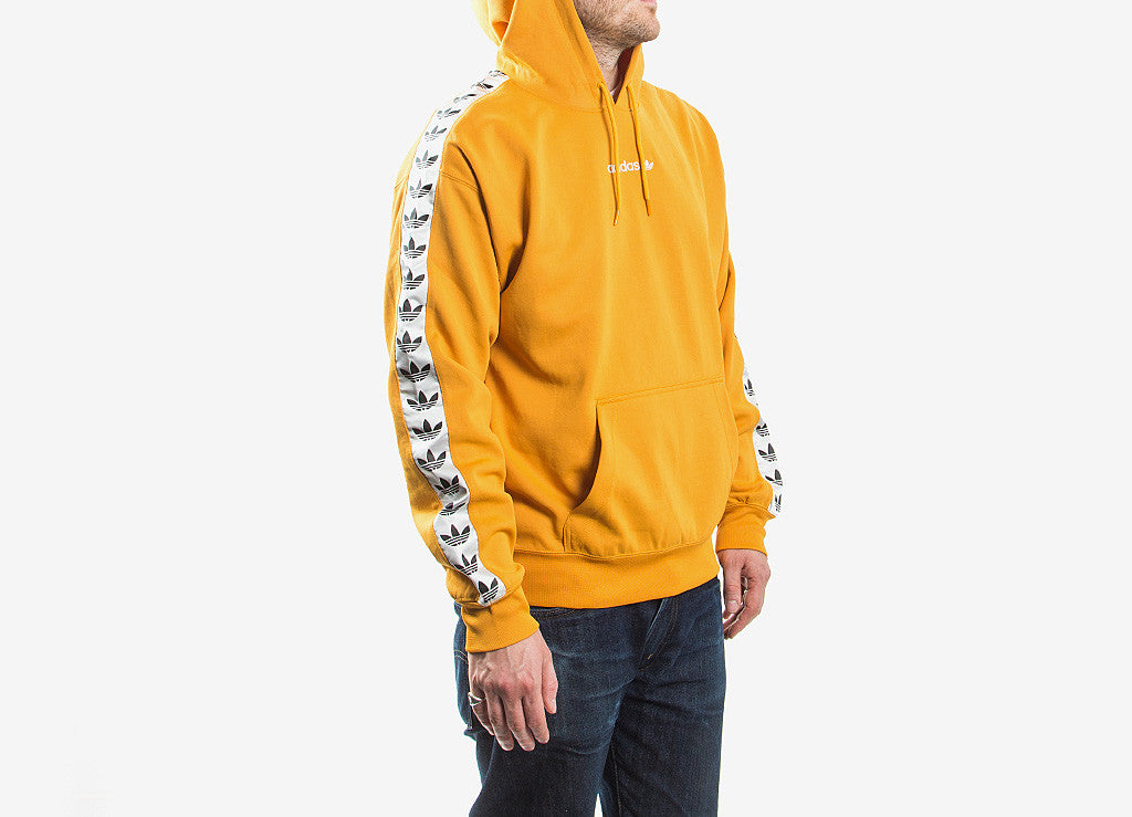 adidas yellow tape hoodie