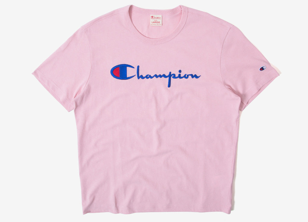 champion pink shirt