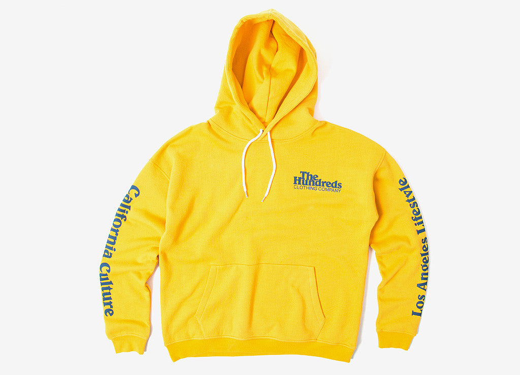 the hundreds hoodie yellow