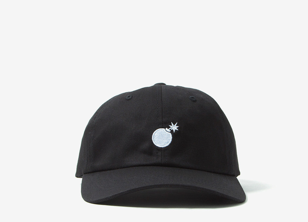 The Hundreds Solid Bomb Dad Cap in Black at The Chimp Store