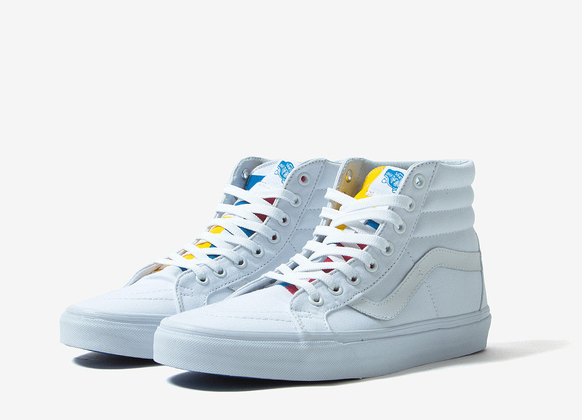 vans sk8 hi 1966 white