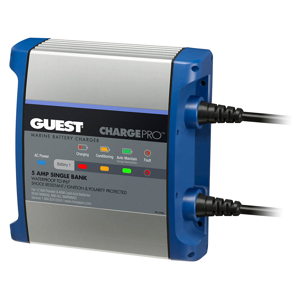 GUEST ON-BOARD BATTERY CHARGER 5A / 12V - 1 BANK - 120V INPUT — Hennessey  Outdoor Electronics