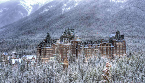 Banff Fairmont Springs Luxury Resort 4 Aces Taxi