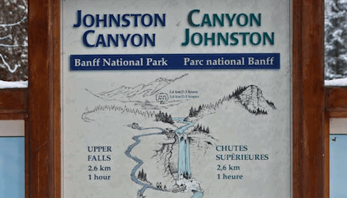 Johnston Canyon Hiking Trail 4 d