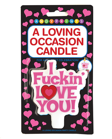 A Loving Occasion Candle - I Fuckin Love You - Grown Folk Party