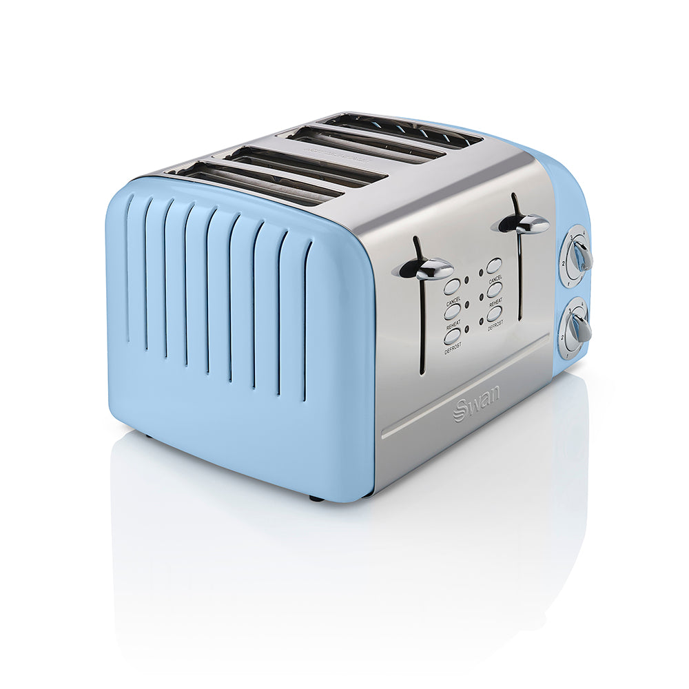 Swan 4 Slice Retro Toaster