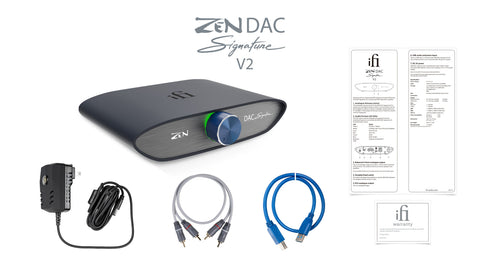 iFi Zen DAC Signature V2 HiFi Desktop DAC with USB3.0 B Input/Outputs