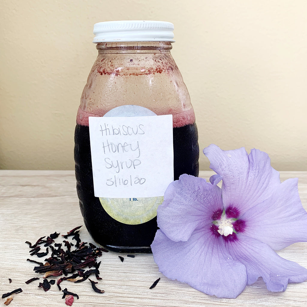 Hibiscus Honey Syrup