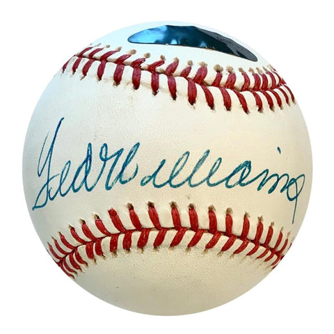 Lot Detail - 1946 BOSTON RED SOX A.L. CHAMPIONS TEAM SIGNED BASEBALL WITH  TED WILLIAMS ON SWEET SPOT (PSA/DNA NM-MT 8 AUTO.)