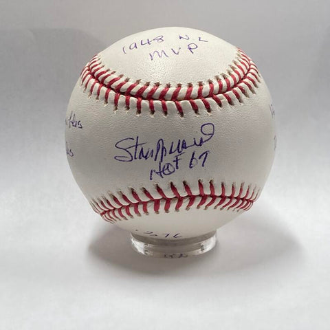 Stan Musial Autographed Baseball (Steiner)