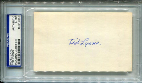 Bernie Williams Signed Inscribed SDG Cut Card. Auto PSA