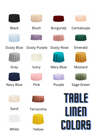 Tablecloth Colors