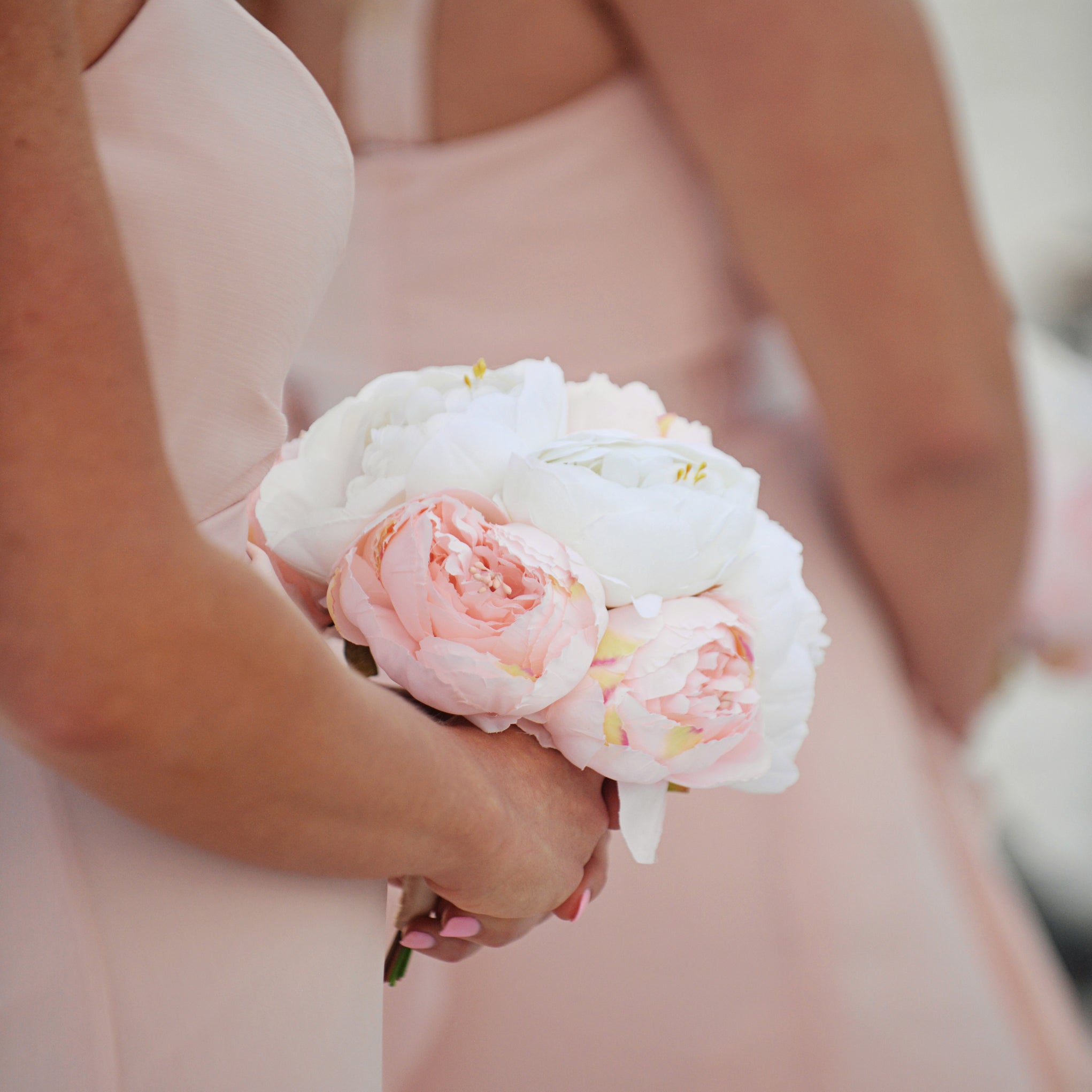 Luxury Dusky Pink, Blush and Ivory Bridal Bouquet with Rose Gold Accents -  La Paz County Sheriff's Office Dedicated to Service