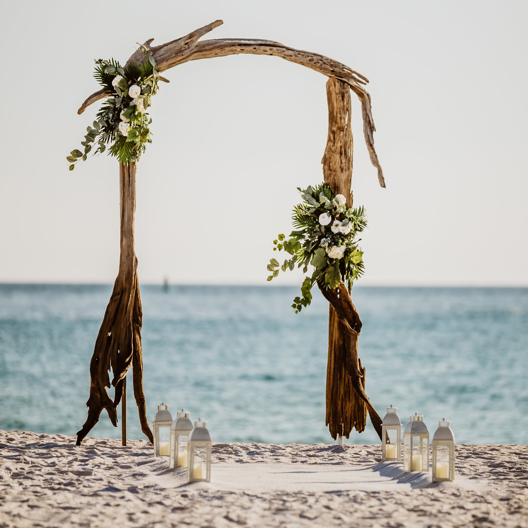 Driftwood Wedding Arbor - The Wedding Shop