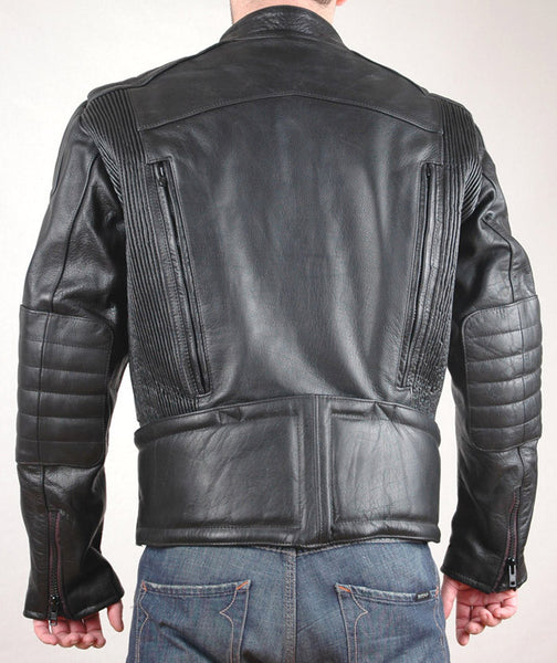 V-Pilot Motorcycle Leather Jacket – TopGearLeathers