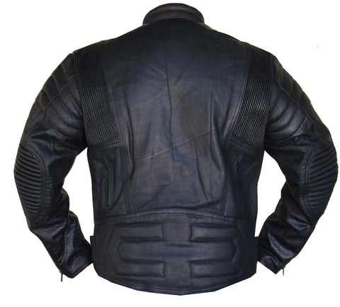 Biker Leather Motorcycle Riding Jacket Vented – TopGearLeathers