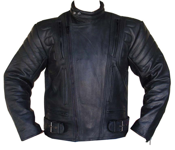 Biker Leather Motorcycle Riding Jacket Vented – TopGearLeathers