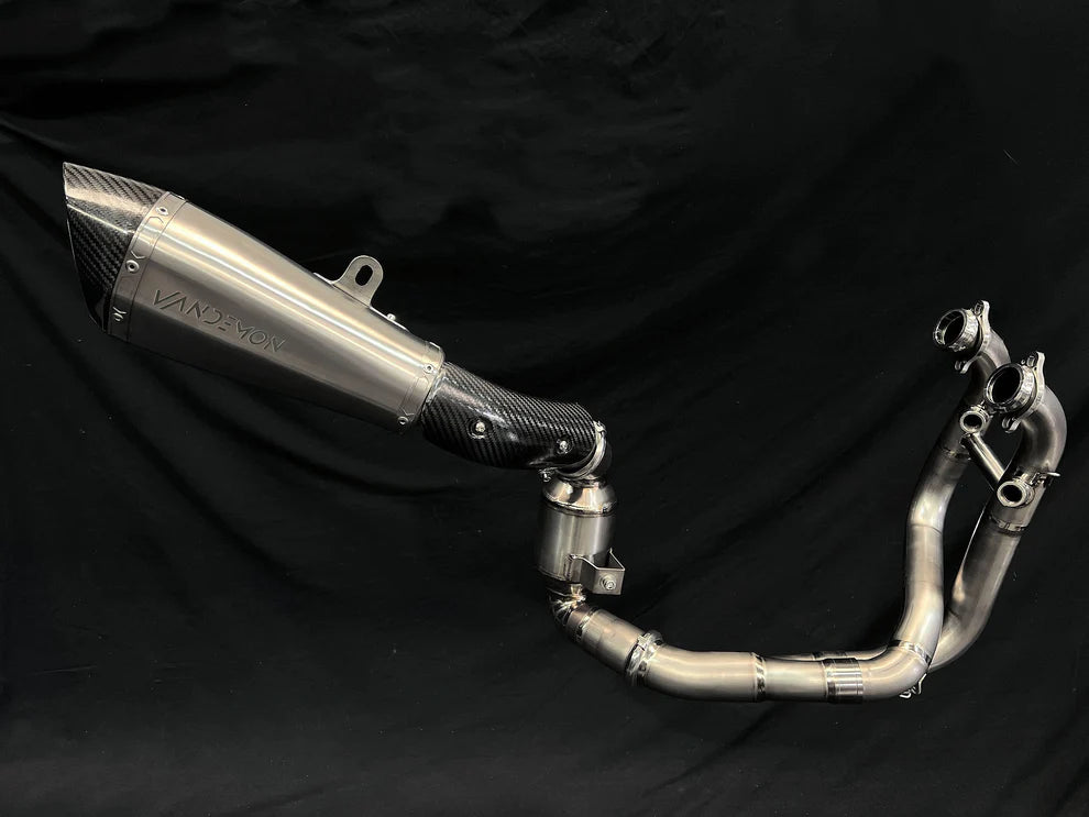 Vandemon Performance KTM 890 Duke & R Titanium Exhaust System & Cat Delete