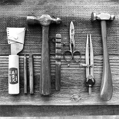 Friday and river vintage traditional leatherwork tools