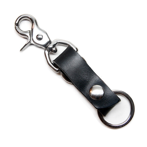 Leather Key Clip – Tan Horween Chromexcel – Friday & River