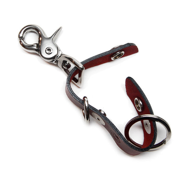 Leather Key Clip   Redrock