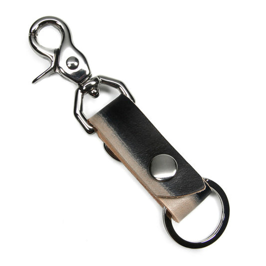 Loop Braided Leather Keychain — Hudson & Kings