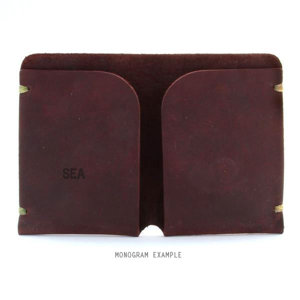 McGraw Card Holder   Oiled Brown