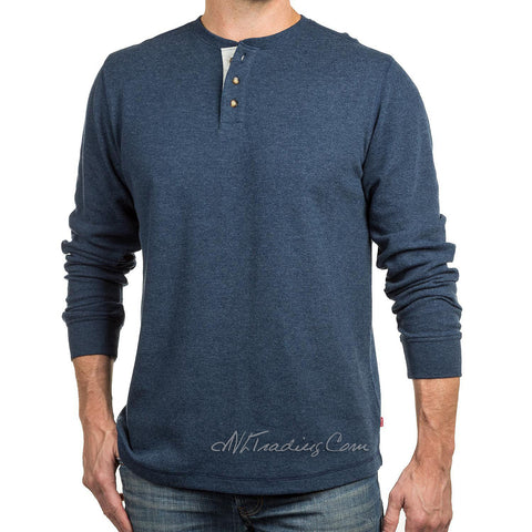 Levi's Men's Long Sleeve 3 Button Classic Fit Soft Warm Thermal Henley –  JNL Trading