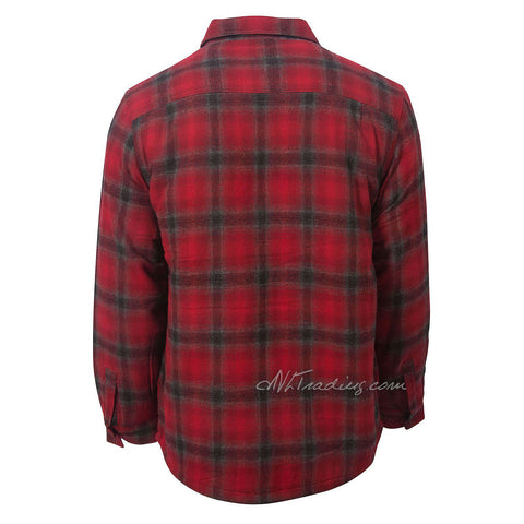 Coleman Men's Classic Fit Warm Sherpa Lined Flannel Shirt Jacket MSRP ...