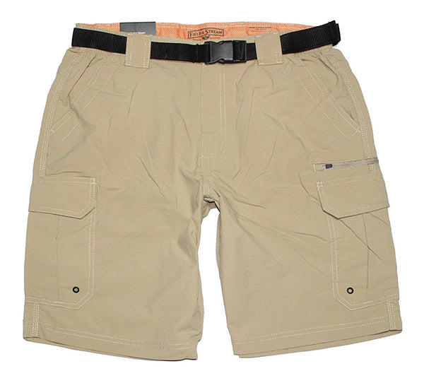 NWT Men Field & Stream Lightweight Trail Cargo Quick Dry Belted Shorts ...