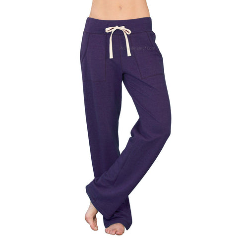 straight leg fleece pants