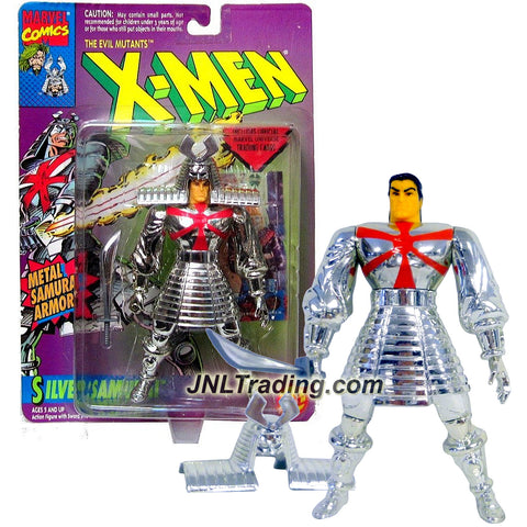 silver samurai action figure