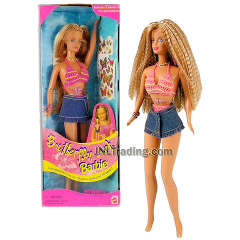 Year 1998 Butterfly Art Series 12 Inch Doll  Caucasian Model BARBIE i   JNL Trading