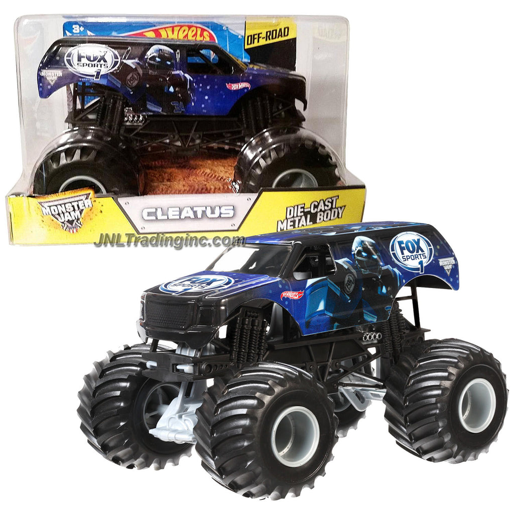 Monster Jam 1:24 Scale Die Cast Metal Body Monster Truck #CGD68 - "Fox