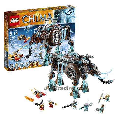 Year 2014 Lego Legends of Chima 70145 - MAULA'S ICE MAMMOTH STOMPER wi – JNL