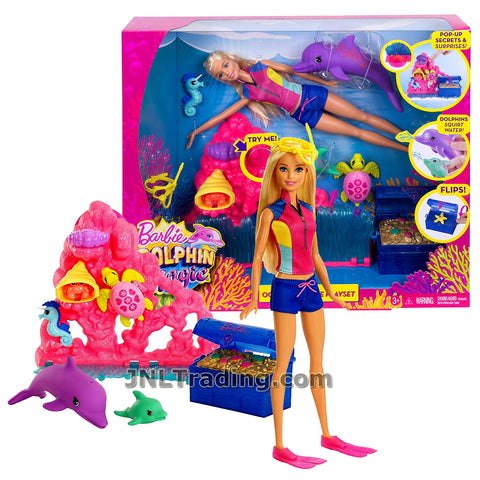 barbie dolphin magic playset