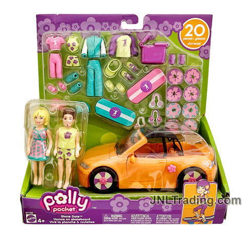 Snel limoen Wereldwijd Year 2005 Polly Pocket SKATE DATE Playset with 2 Dolls, Convertible Ca –  JNL Trading