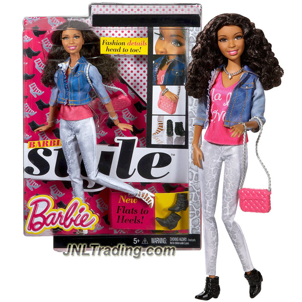 Mattel Year 2014 Barbie Style Series 12 Inch Doll - NIKKI CFM55 in Pin ...
