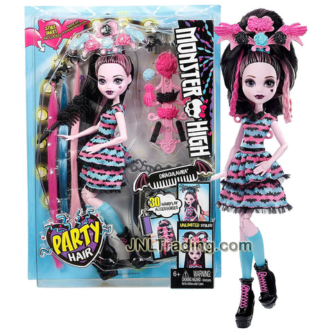 monster high party hair draculaura doll