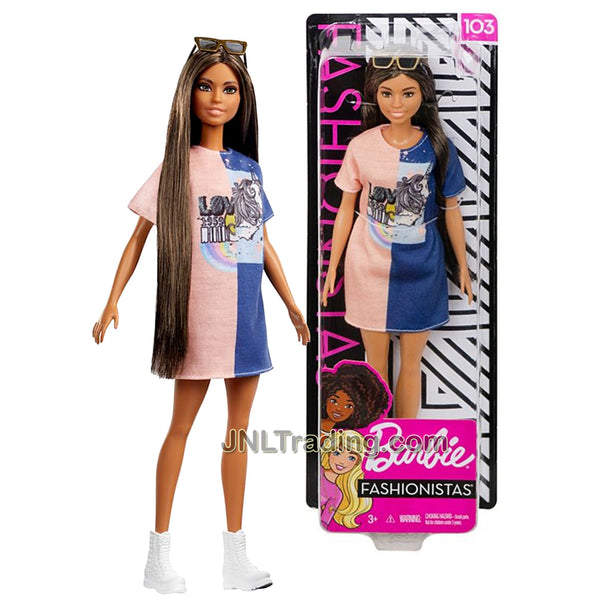Year 2018 Barbie Fashionistas Series 12 Inch Doll #103 - Hispanic Mode ...