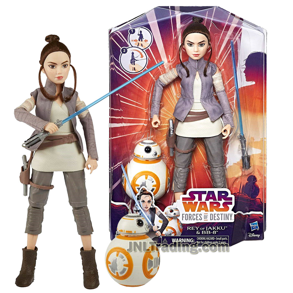 Star Wars Year 2016 Forces of Destiny Series 11 Inch Tall Figure - REY ...