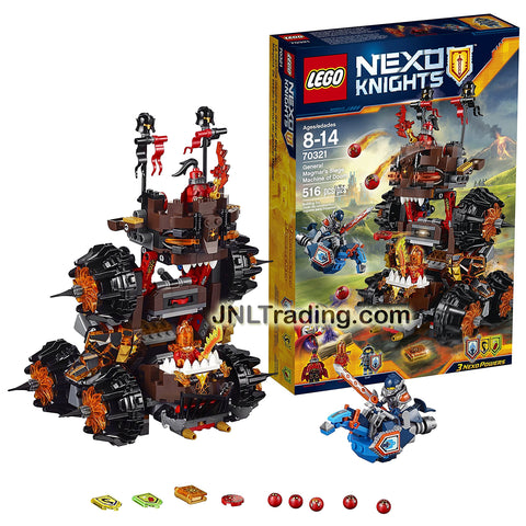 beschaving Woning Voorspellen Year 2016 Lego Nexo Knights Set 70321 - GENERAL MAGMAR'S SIEGE MACHINE –  JNL Trading